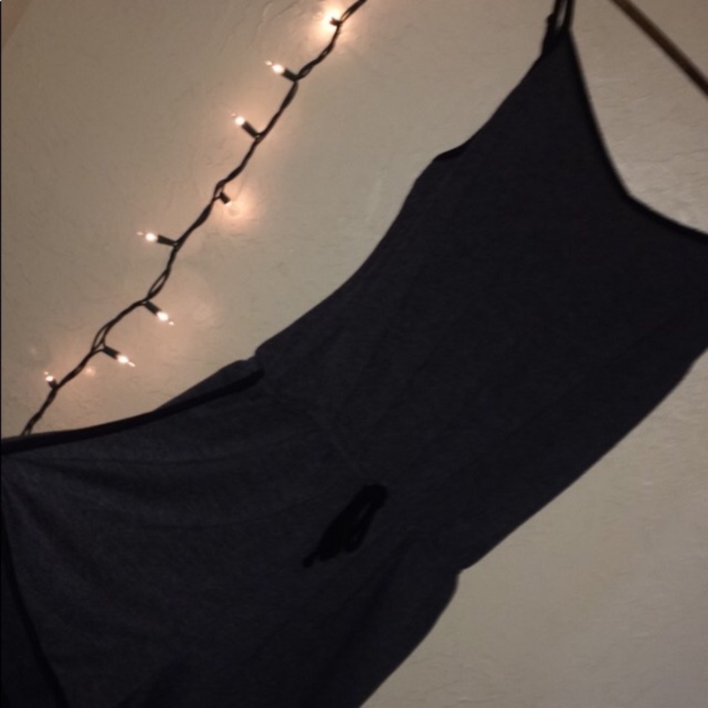 grey jumpsuit